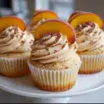 Honey Peach Cream Cheese Cupcakes Recipe