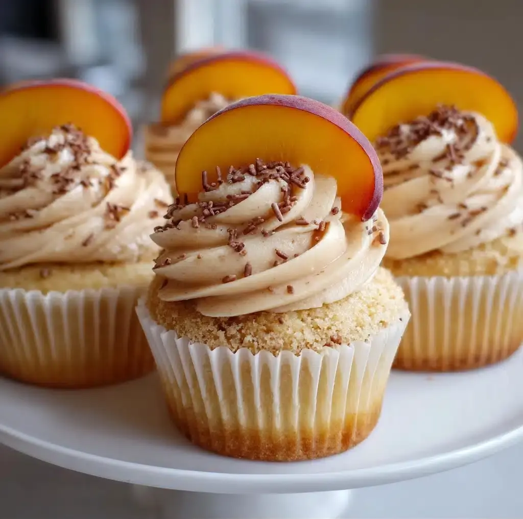 Honey Peach Cream Cheese Cupcakes Recipe