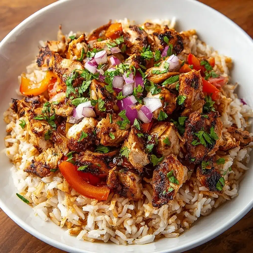 Irresistible One Pot Shawarma Chicken and Rice Recipe - Recipe Image