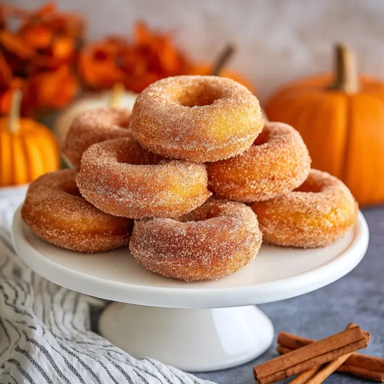 Easy Baked Pumpkin Donuts Recipe