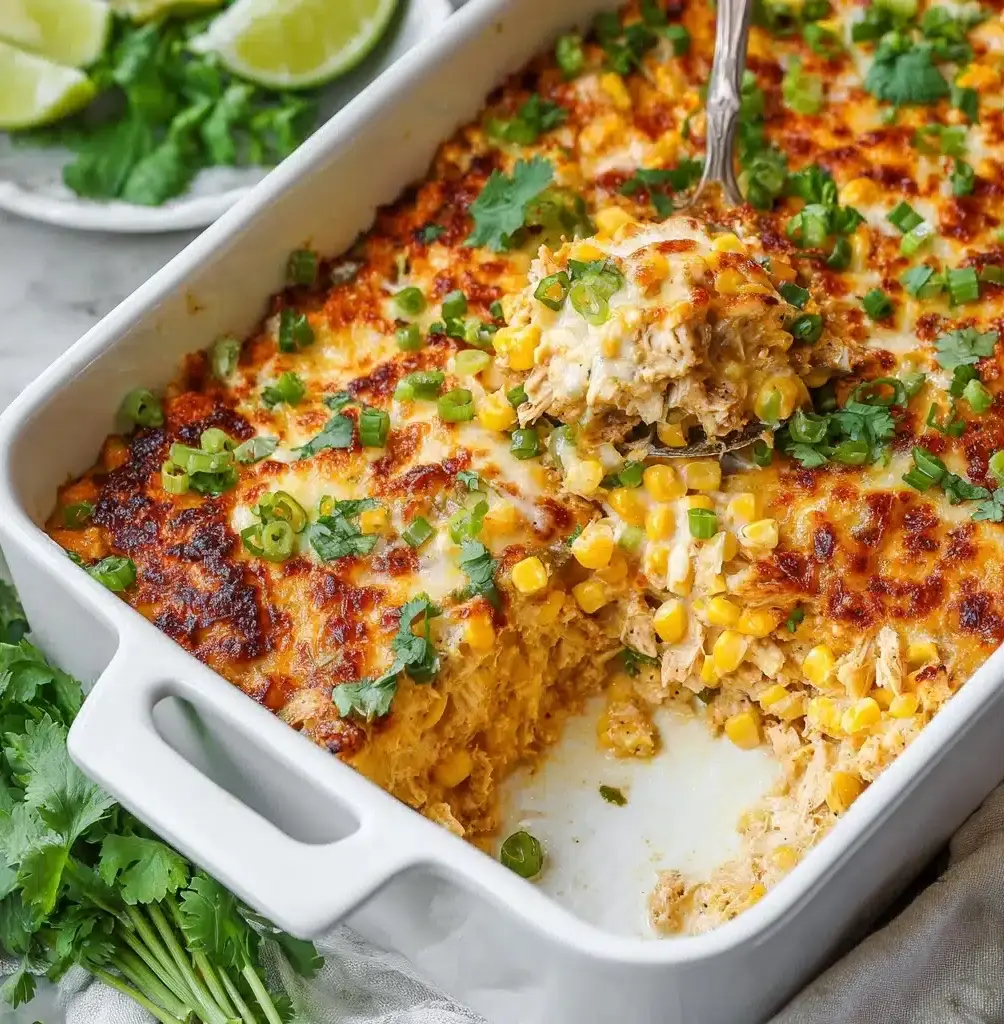 Street Corn Chicken Casserole for Family Nights
