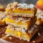 Heavenly Summer Peach Bars Recipe