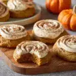 Soft Pumpkin Cookies with Cinnamon Frosting Recipe