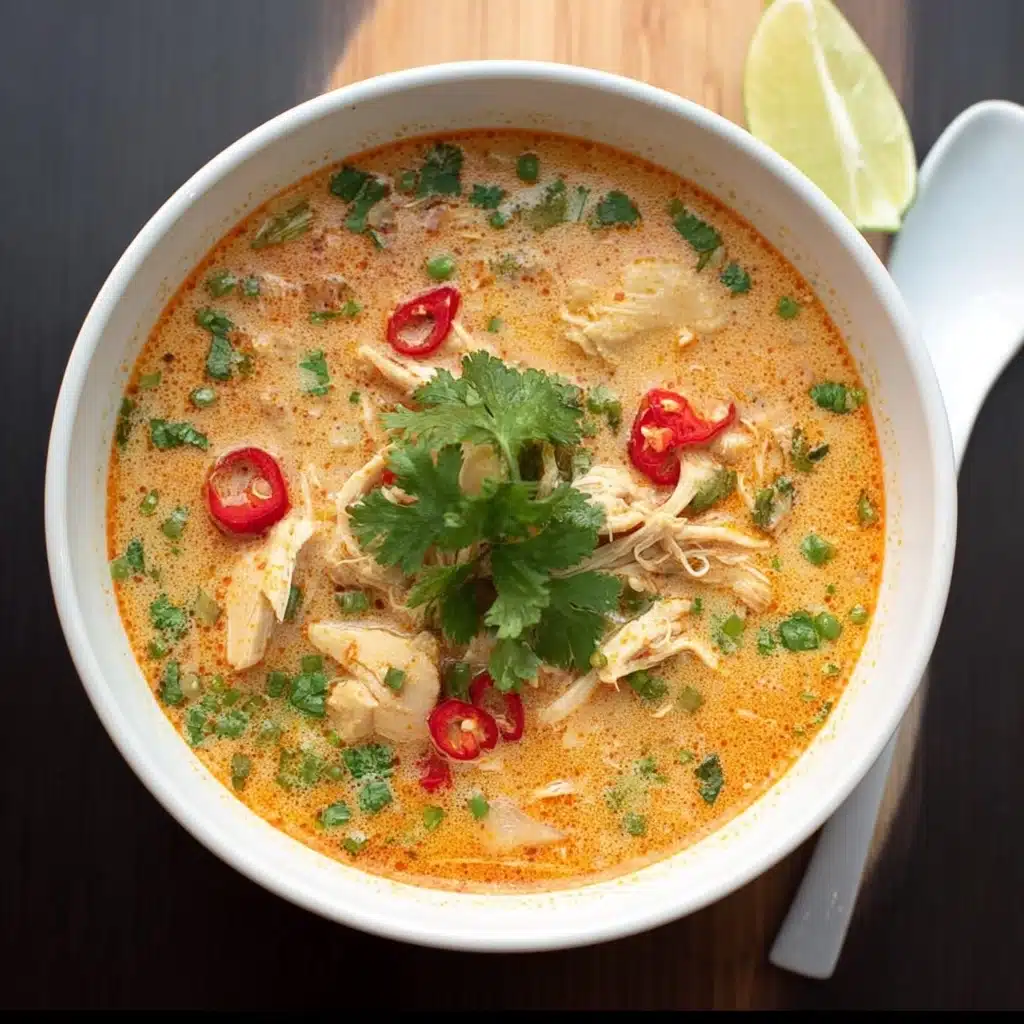 Crockpot Thai Coconut Chicken Soup   - Recipe Image