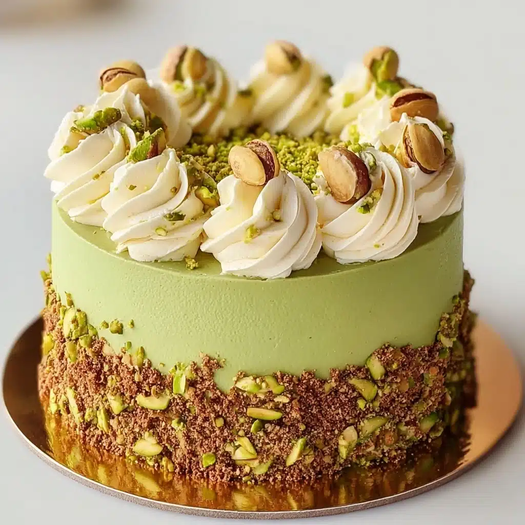 Pistachio Dacquoise Cake Recipe - Recipe Image