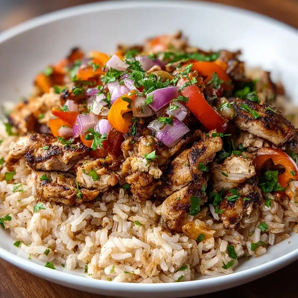Irresistible One Pot Shawarma Chicken and Rice Recipe - Recipe Image