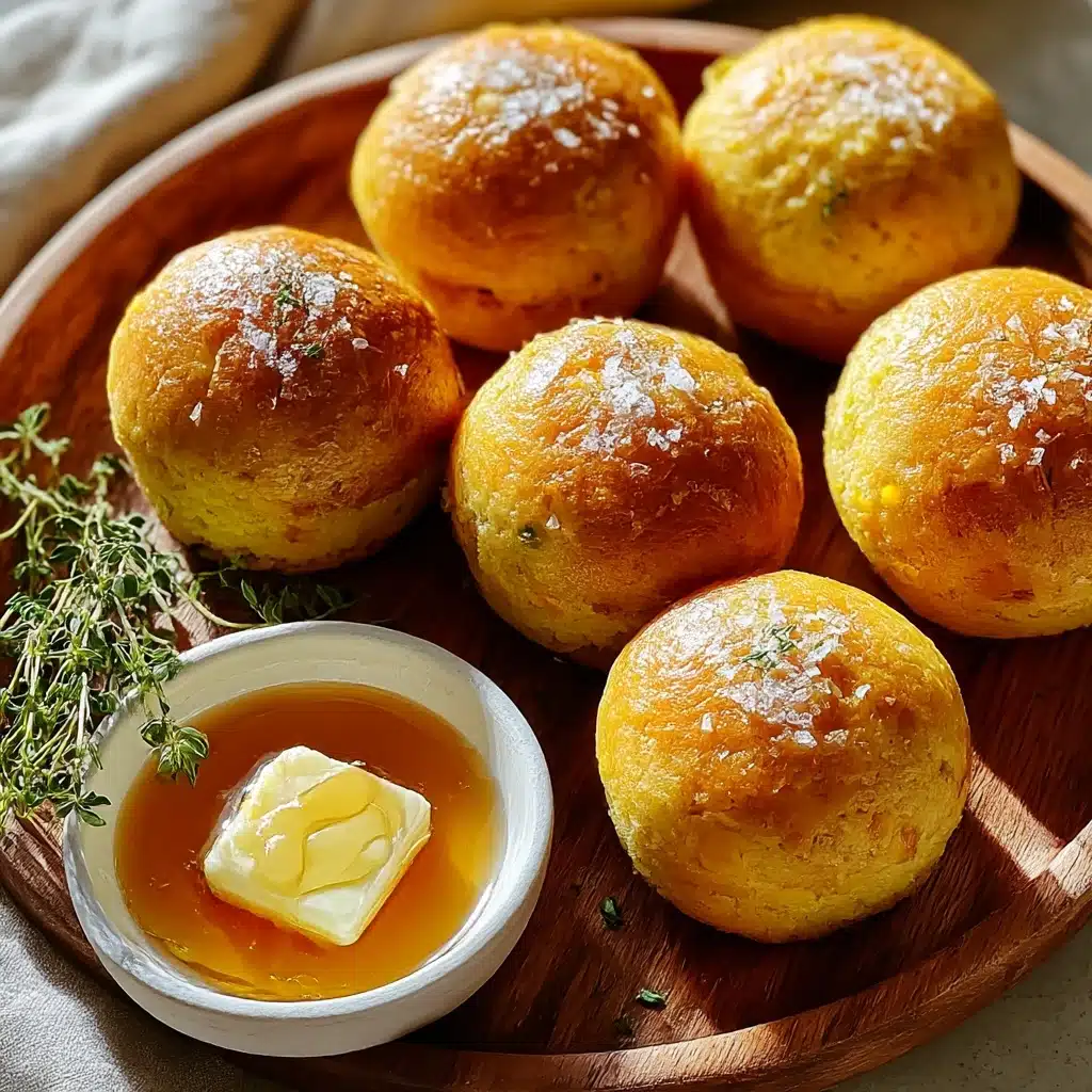 Southern-Style Honey Butter Cornbread Poppers Delight Recipe - Recipe Image