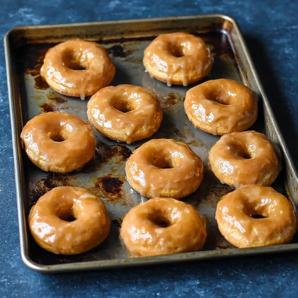 Baked Pumpkin Donuts with Maple Glaze Recipe - Recipe Image