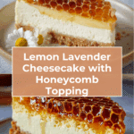 Ultimate Lemon Lavender Cheesecake Topped with Honeycomb Recipe