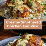 Creamy Smothered Chicken And Rice
