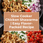 Slow Cooker Chicken Shawarma Recipe