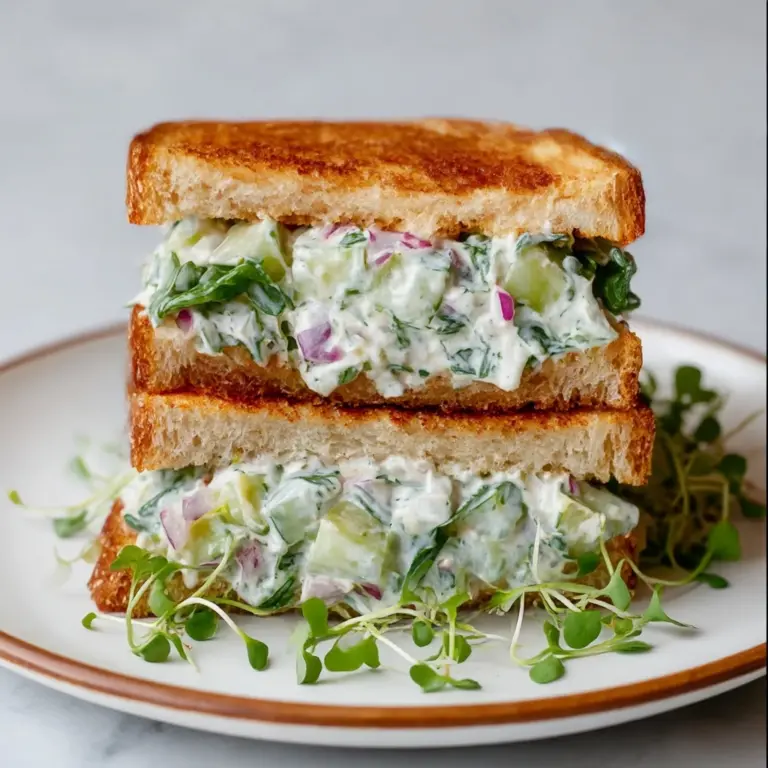 Easy Cucumber Salad Sandwiches Recipe