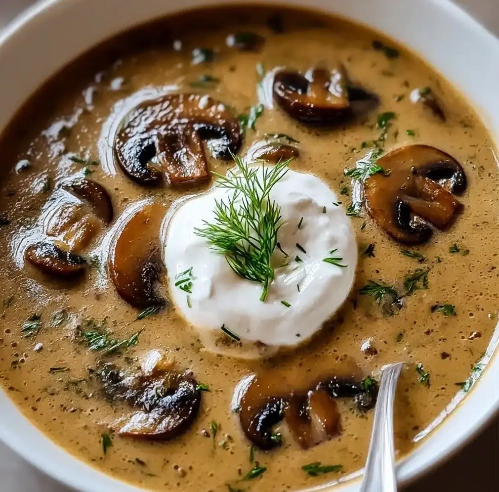 Hungarian Mushroom Soup Recipe