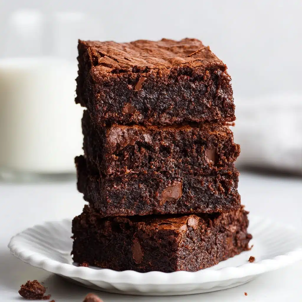 Easy Zero Sugar Brownies with Greek Yogurt Recipe - Recipe Image