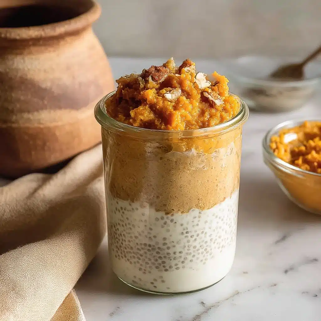 Creamy Pumpkin Pie Chia Seed Pudding with Yogurt Recipe - Recipe Image