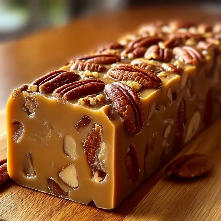 Nana’s 3-Ingredient Pecan Log Recipe