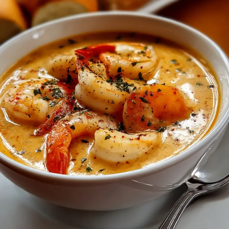 Crab and Shrimp Seafood Bisque Recipe