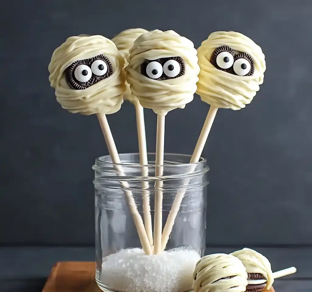 Fun & Easy Halloween Oreo Mummy Pops Everyone Will Love Recipe