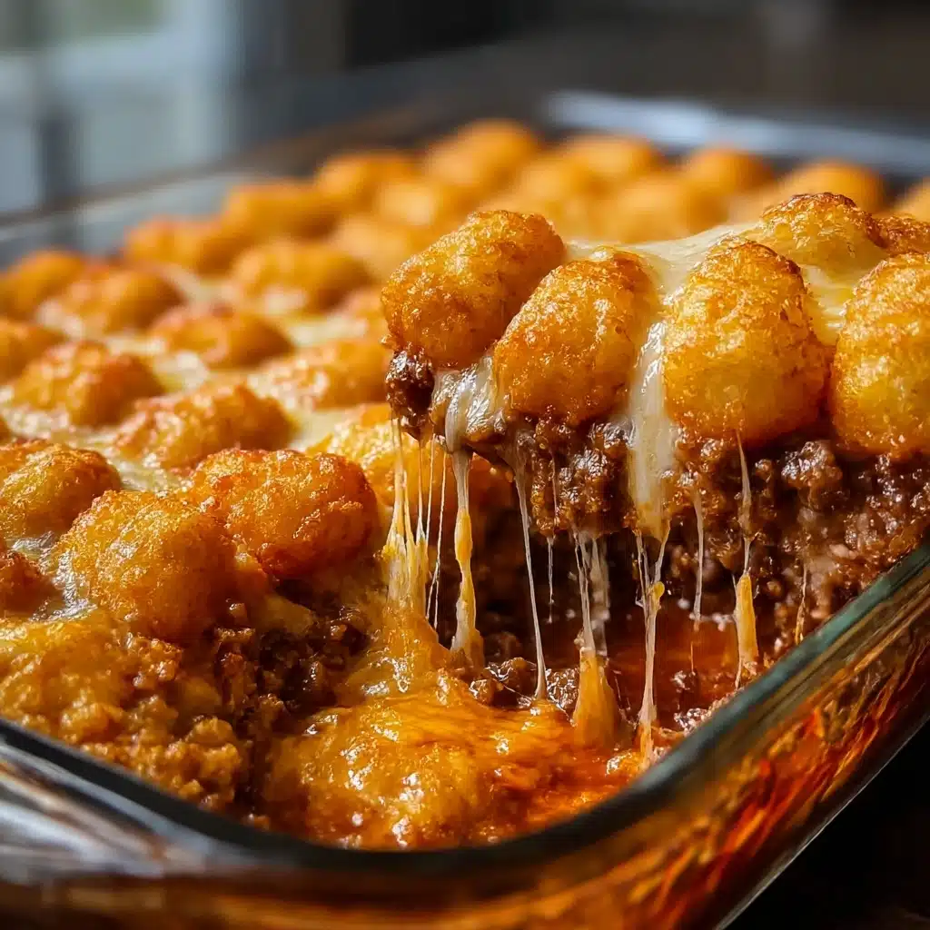 Chili Cheese Tater Tot Casserole Recipe - Recipe Image