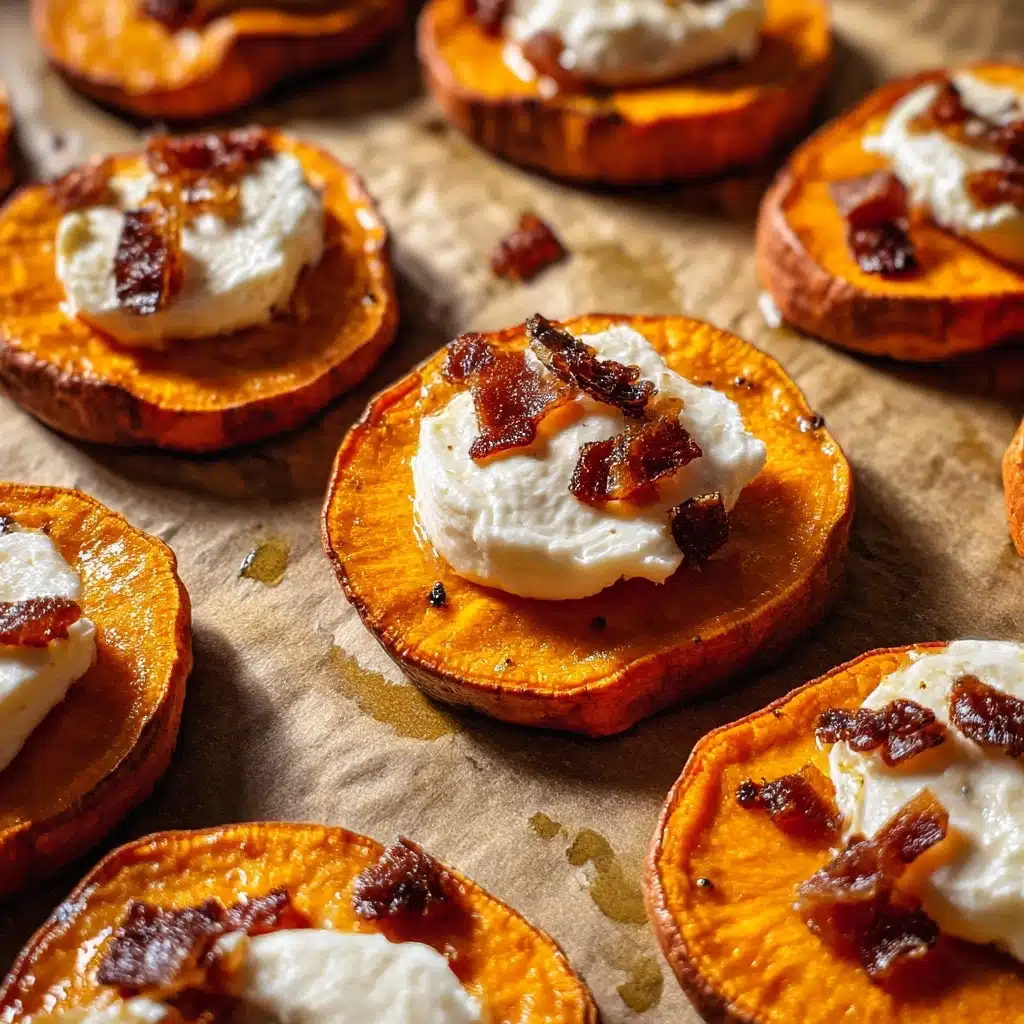 Sweet Potato Rounds with Goat Cheese
 - Recipe Image