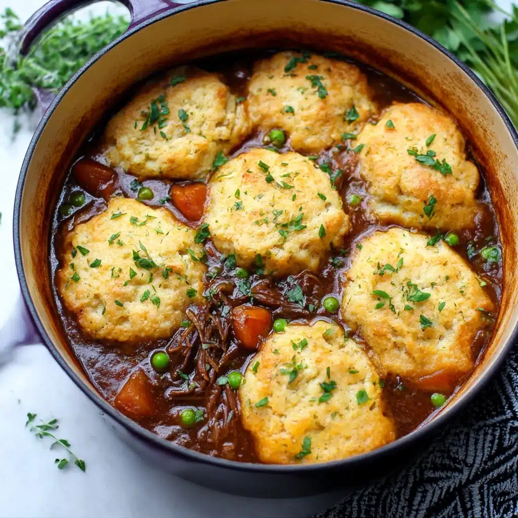Short Rib Cornmeal Dumpling Soup Recipe - Recipe Image