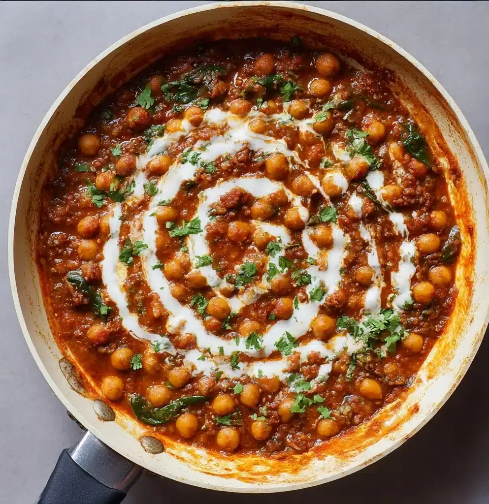 One-Pan Harissa Chickpeas Recipe