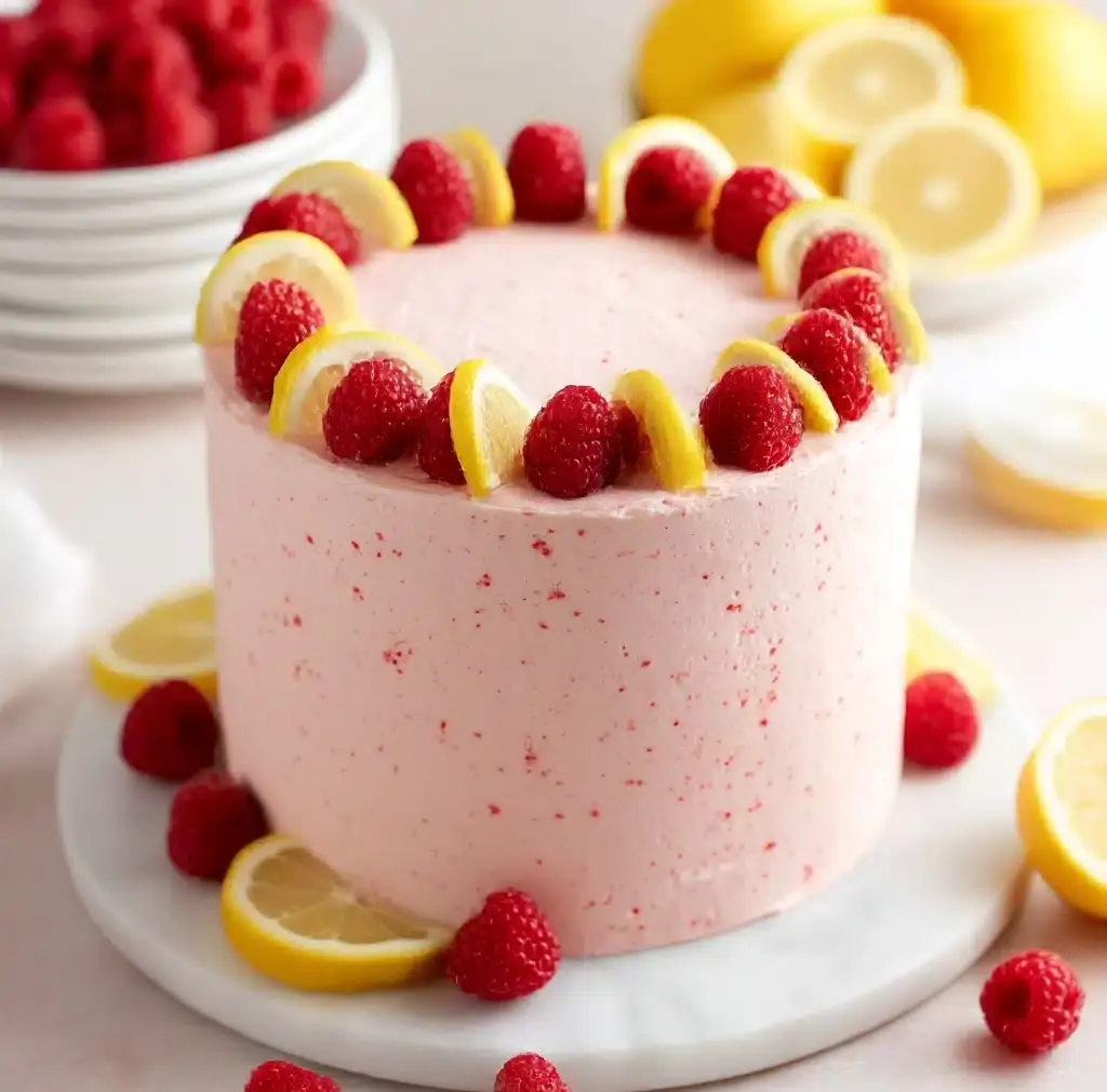 Lemon Raspberry Cake Recipe