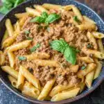 High Protein Creamy Beef Pasta Recipe