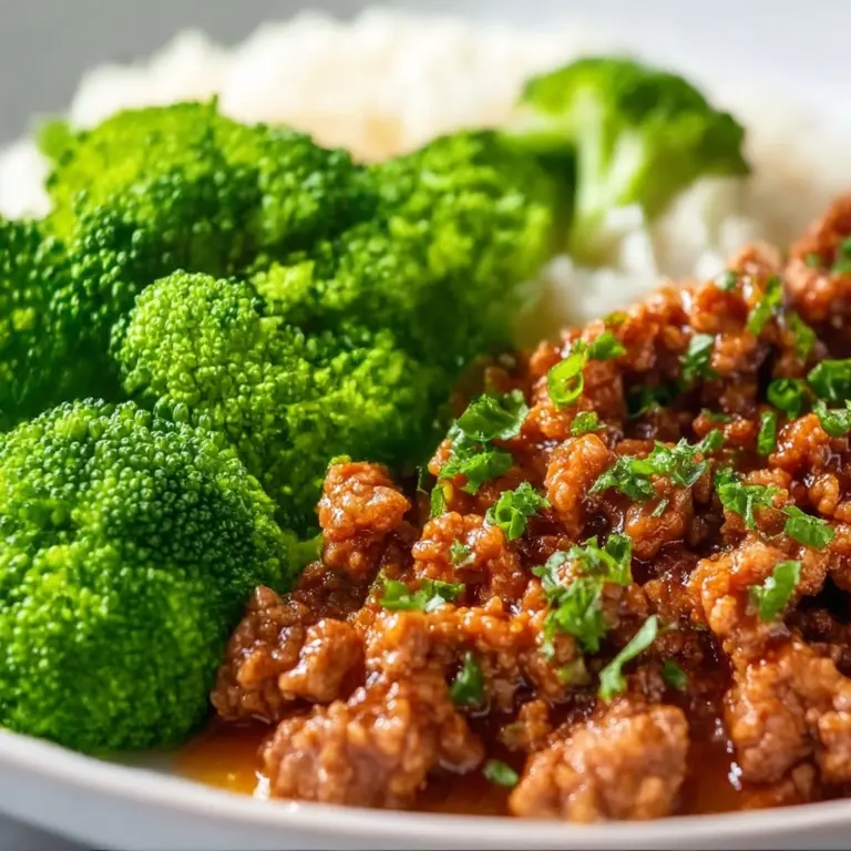 Sweet and Spicy Ground Turkey & Broccoli Bowls Recipe