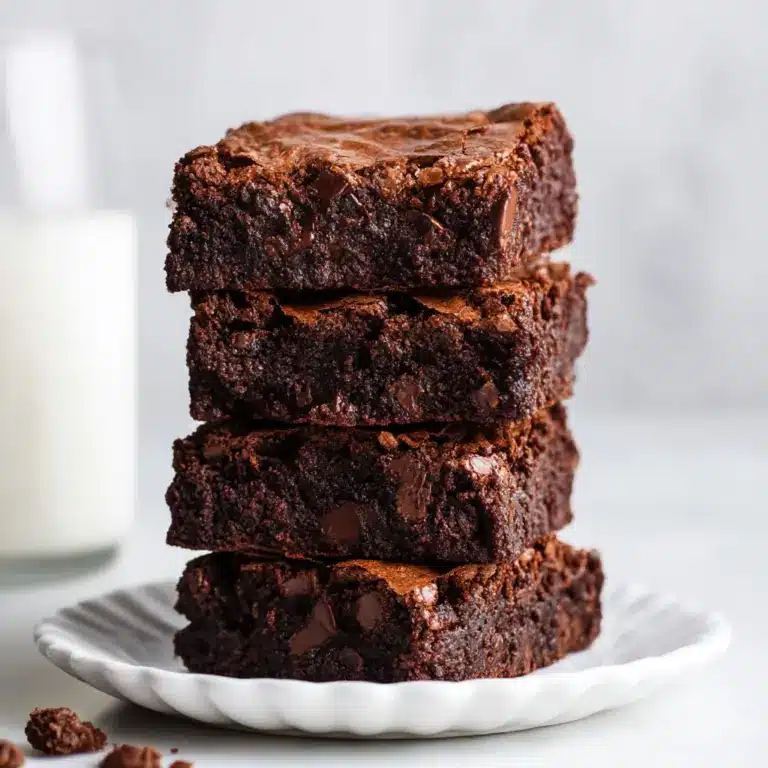 Easy Zero Sugar Brownies with Greek Yogurt Recipe