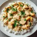 Creamy Smothered Chicken and Rice Recipe