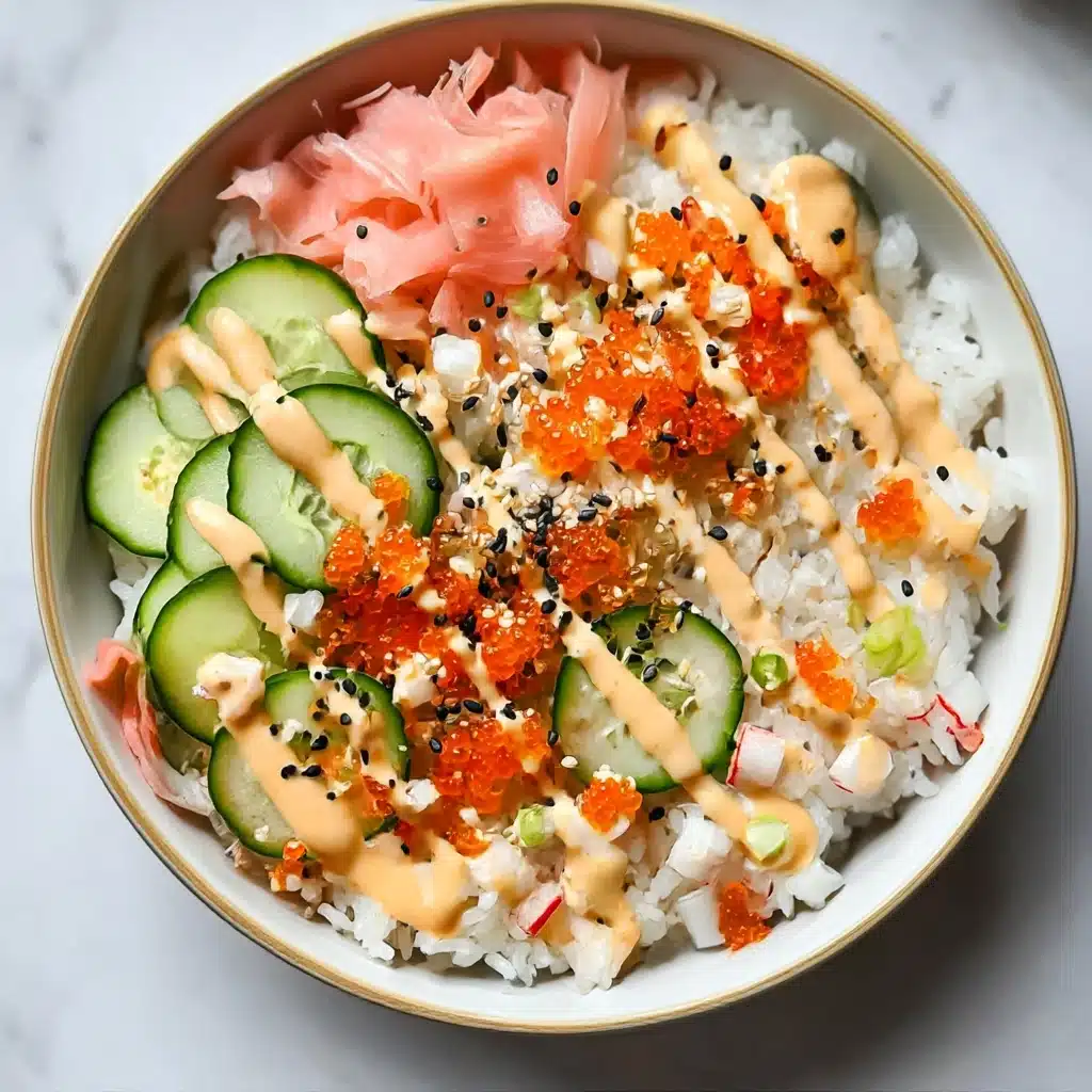 Easy California Roll Sushi Bowls Recipe - Recipe Image