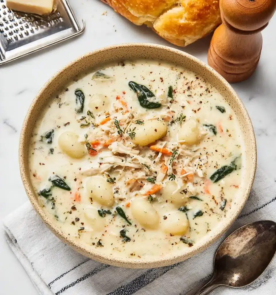 Tasty Rotisserie Chicken Gnocchi Soup Recipe
