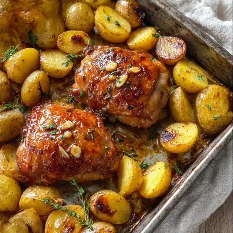 Sheet Pan Chicken and Potatoes Recipe