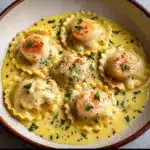 Lobster Ravioli in Lemon Butter Sauce Recipe