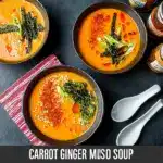 Carrot Ginger Miso Soup Recipe