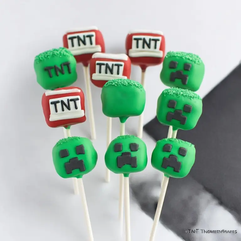 Easy Minecraft Cake Pops Recipe