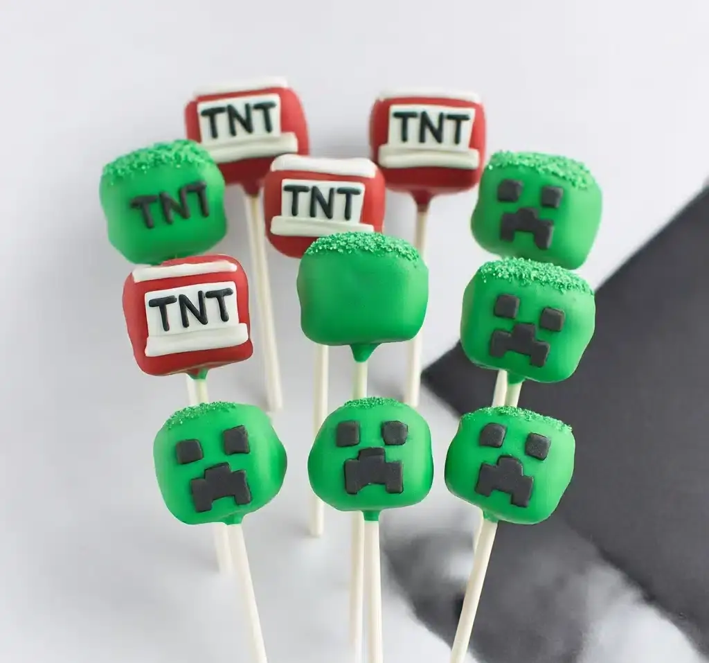 Easy Minecraft Cake Pops Recipe