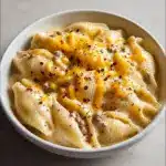 Slow Cooker Cheesy Ranch Beef Pasta Shells Recipe