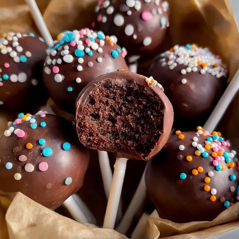 Chocolate Cake Pops: A Sweet Treat for Any Occasion Recipe