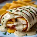 Irresistible Cheesy Garlic Chicken Wraps — Pure Handheld Bliss