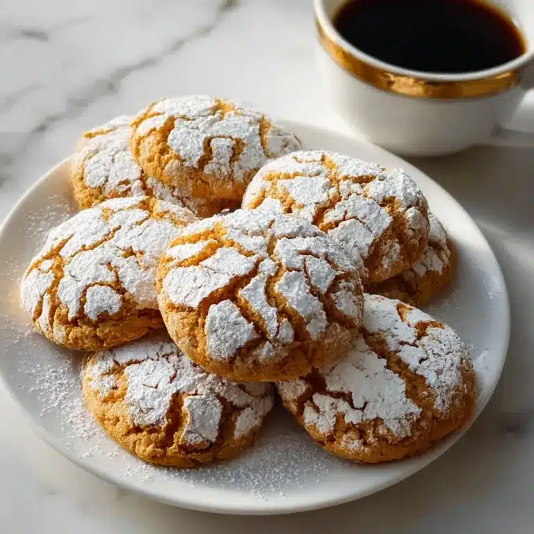 Cinnamon Coffee Crinkles Recipe