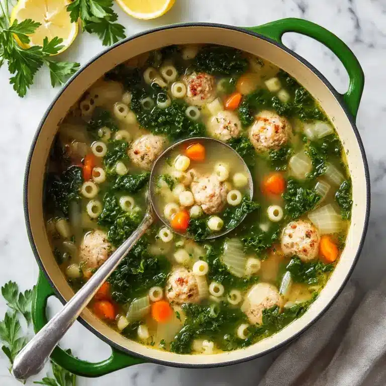 Chicken Meatball Soup Recipe