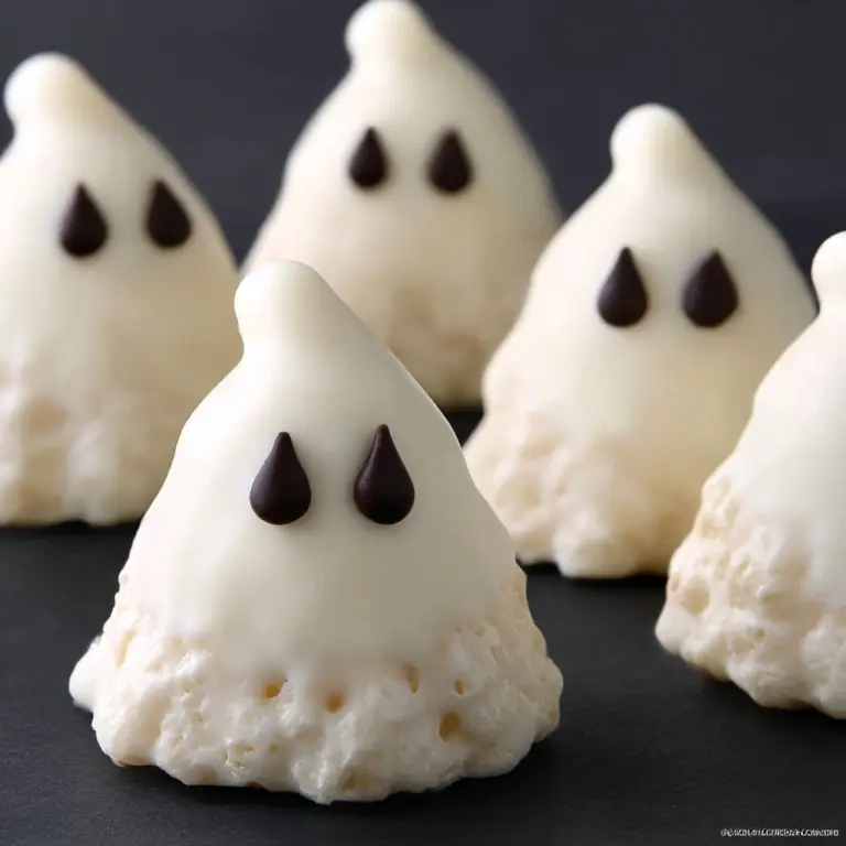 Rice Krispie Treat Ghosts Recipe