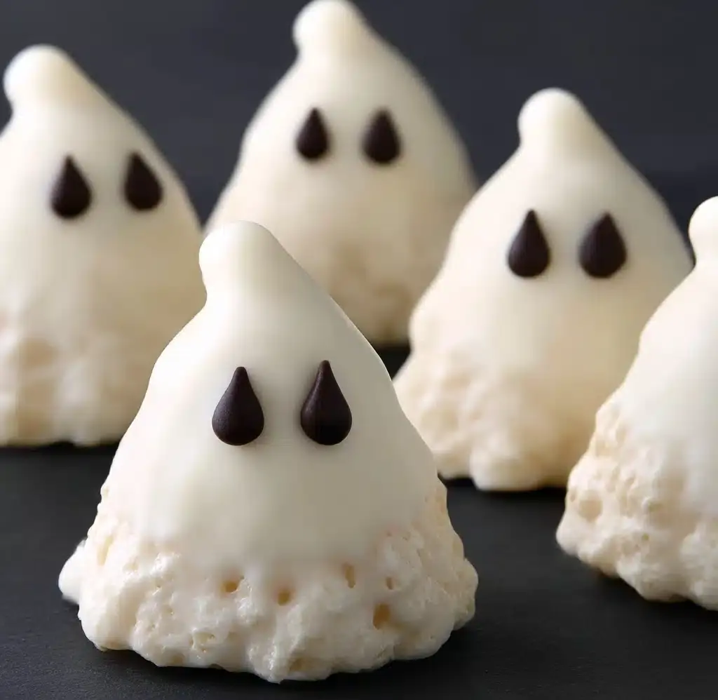 Rice Krispie Treat Ghosts Recipe