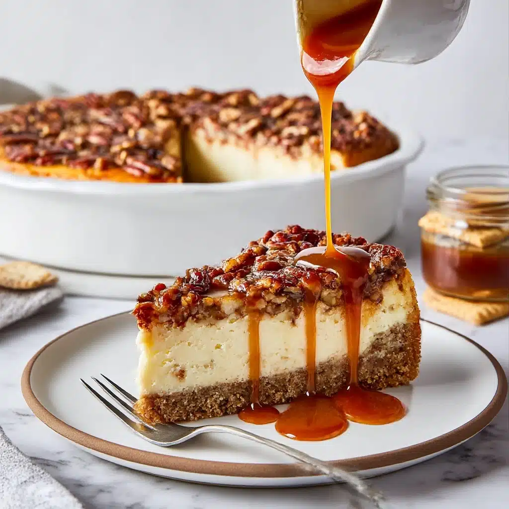 Pecan Cheesecake Pie Recipe - Recipe Image