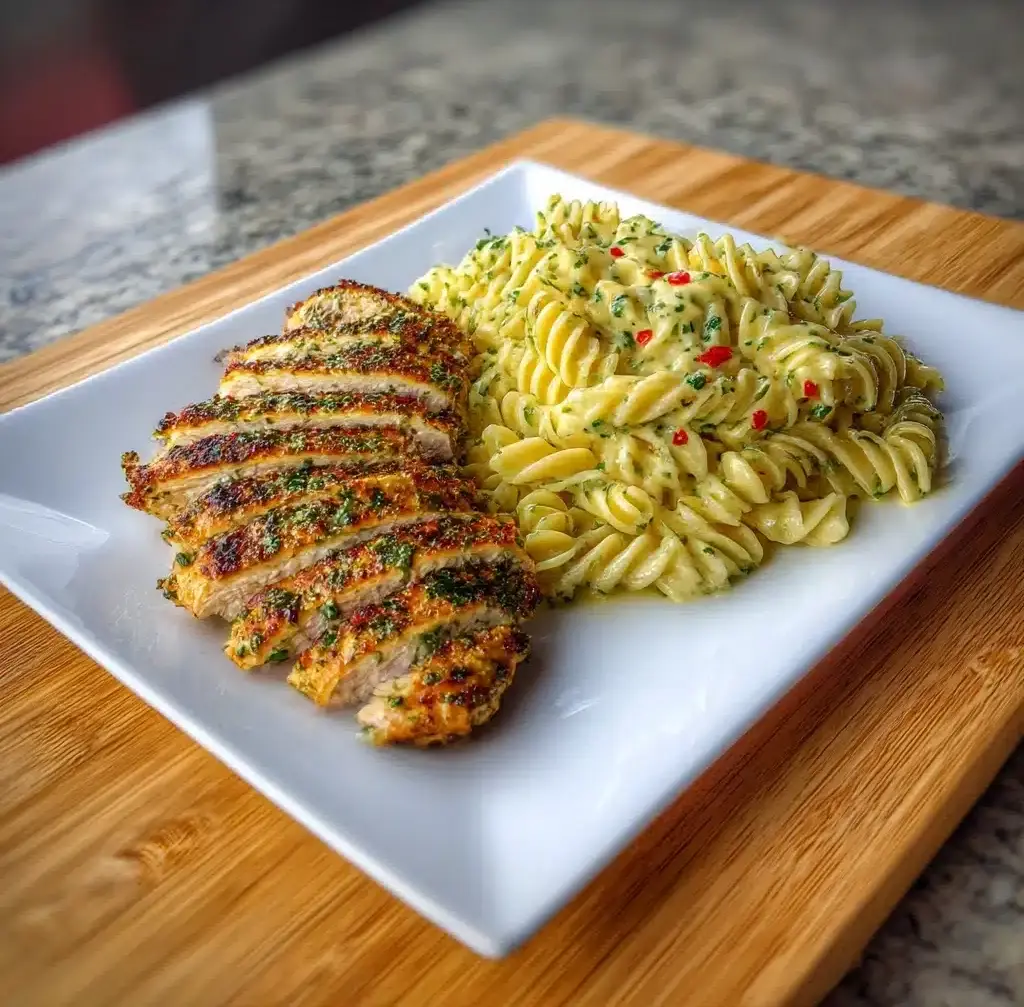 Creamy Garlic Parmesan Chicken Pasta (30-Minute Recipe!) Recipe