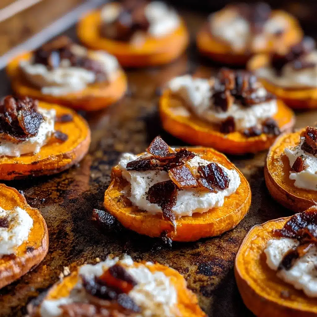 Sweet Potato Rounds with Goat Cheese
 - Recipe Image
