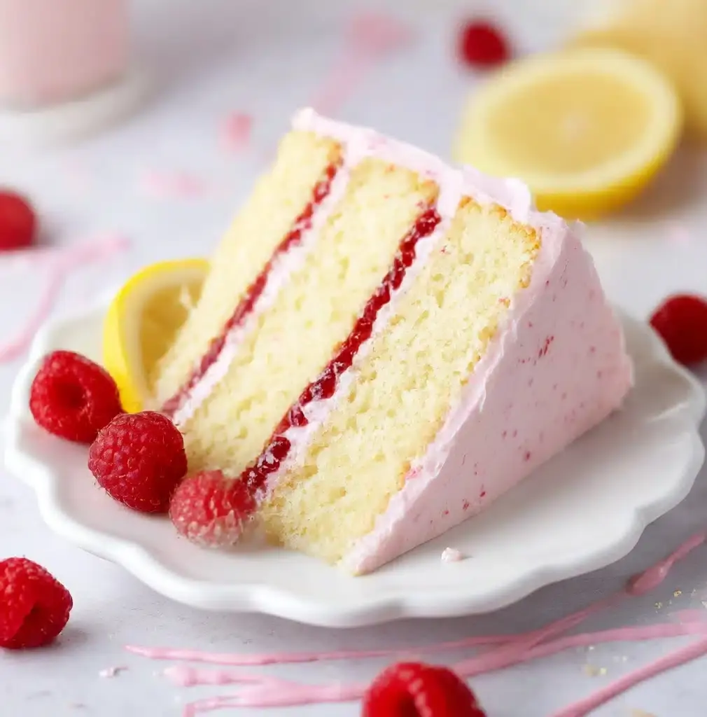 Lemon Raspberry Cake Recipe