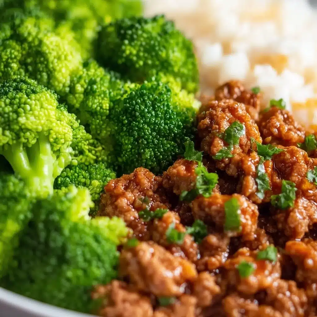 Sweet and Spicy Ground Turkey & Broccoli Bowls Recipe - Recipe Image